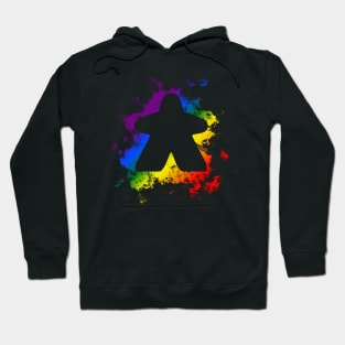 Meeple Splash - Rainbow Hoodie